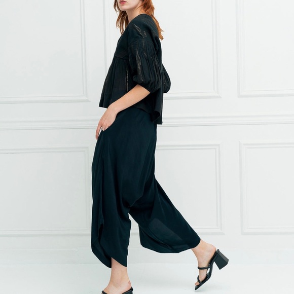 NWT Rujula Sheth Black M/L Harem Pants - Picture 3 of 4